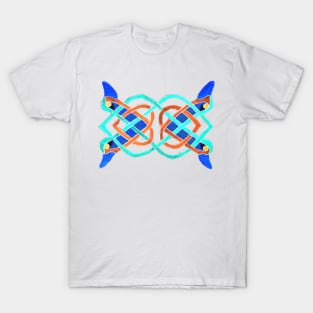 Celtic tracery 4 colors T-Shirt